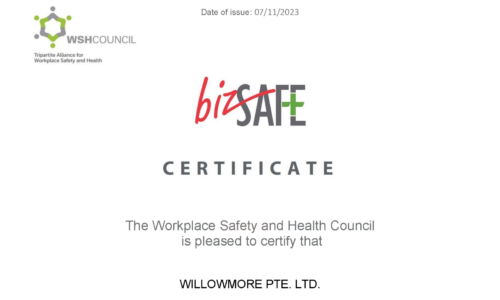 WM Bizsafe certificate